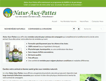 Tablet Screenshot of natur-aux-pattes.com